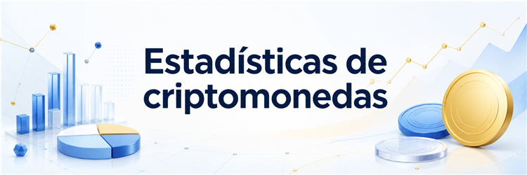 Imagen principal sobre estadísticas de criptomonedas