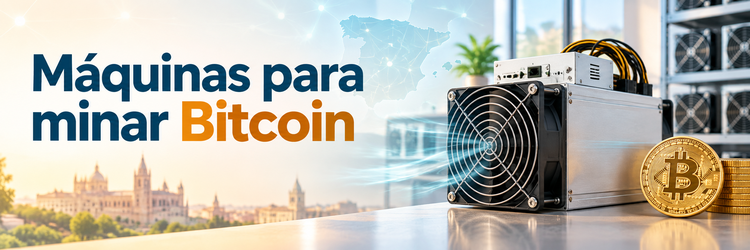 Máquina ASIC de Bitcoin en un entorno de minería luminoso