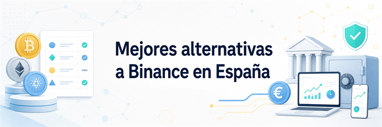 Comparativa visual de alternativas a Binance disponibles para usuarios de España