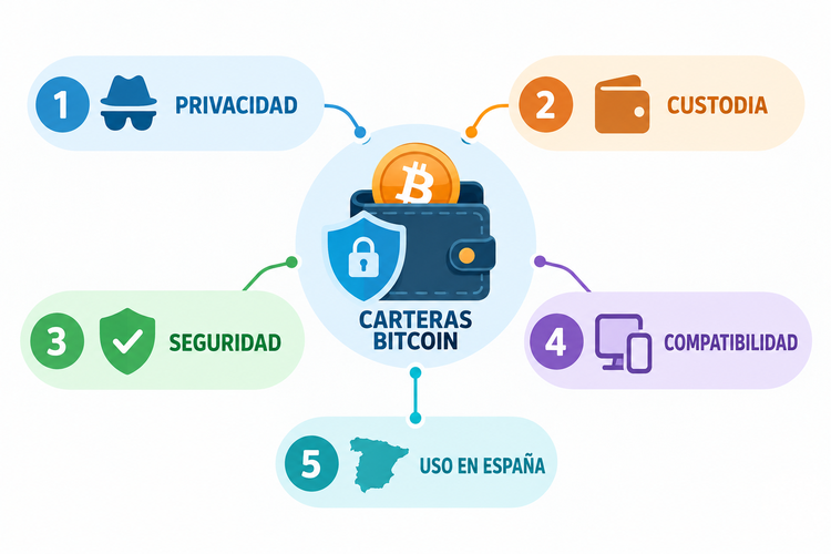 Criterios de privacidad, custodia, seguridad, compatibilidad y uso en España