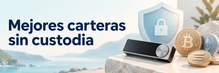 Carteras sin custodia con dispositivo de firma, escudo y monedas digitales