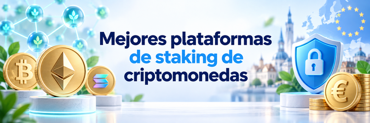 Plataformas de staking de criptomonedas comparadas para España