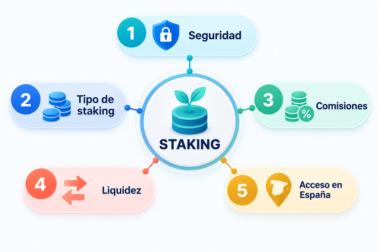 Metodología para comparar plataformas de staking