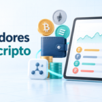 Panel para comparar rastreadores de carteras de criptomonedas en España