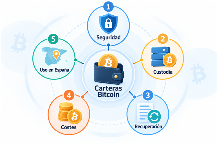 Metodología para evaluar seguridad, custodia, recuperación, costes y uso en España