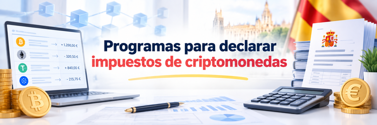 Programas para organizar y declarar impuestos de criptomonedas en España